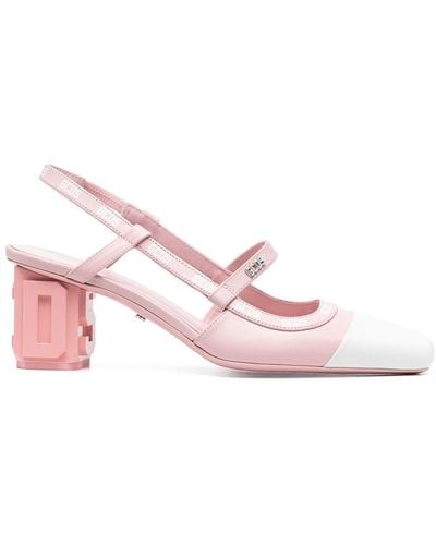 Gcds Lilit Slingback 70mm Court Shoes - Pink
