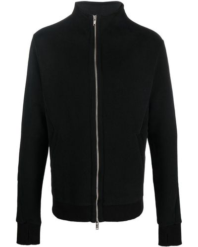 Thom Krom High-neck Zip-up Sweatshirt - Black