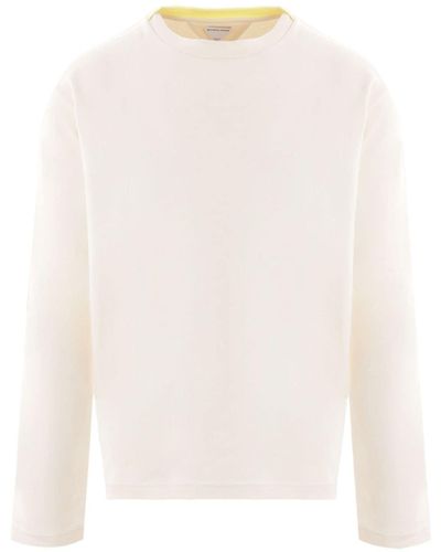 Bottega Veneta Fine-knit Cotton Jumper - White