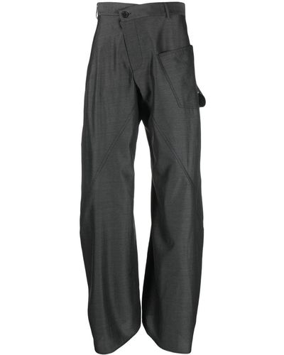 JW Anderson Asymmetric Cargo Pants - Grey