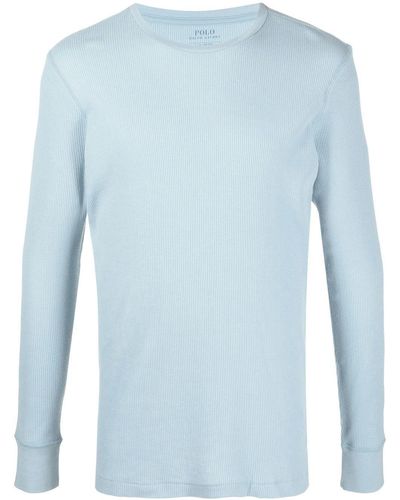 Polo Ralph Lauren ロゴ ロングtシャツ - ブルー