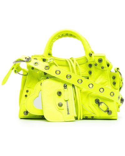 Balenciaga Neo Cagole Small Tote Bag - Yellow