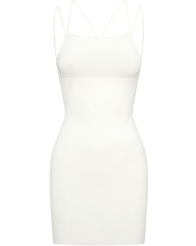 Dion Lee Spaghetti-strap Mini Dress - White