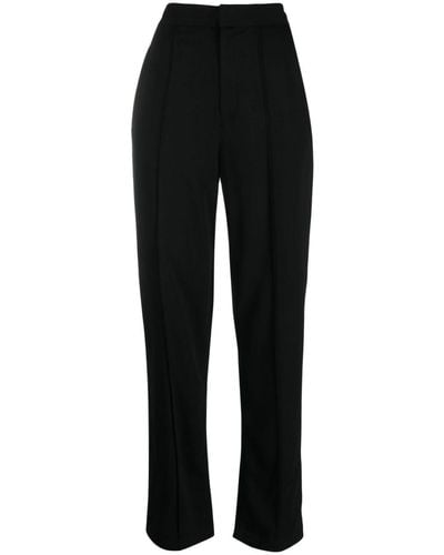 Rag & Bone High-waist Straight-leg Trousers - Black