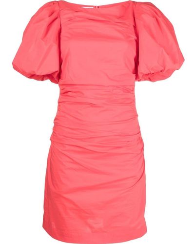 Designers Remix Mini-jurk Met Ruches - Rood