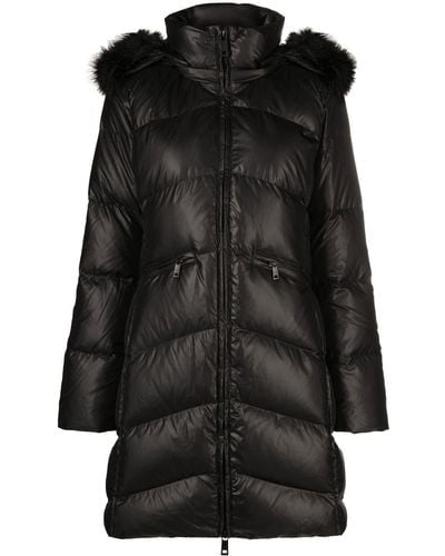 Calvin Klein Essential Hooded Coat - Black