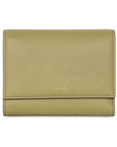 Yu Mei Grace Leather Wallet - Green