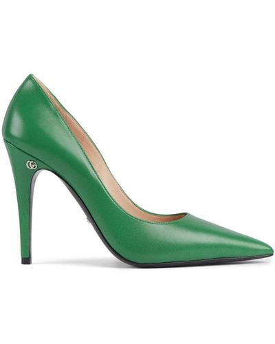 Gucci Zapatos con tacón de 105mm - Verde