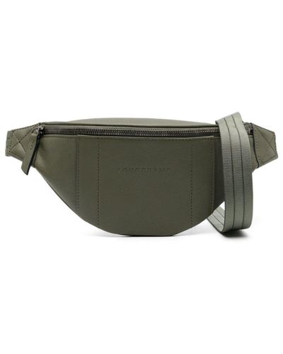 Longchamp Small 3d Leather Belt Bag - Gray