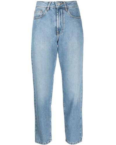 Rohe Tapered Cropped Jeans - Blue