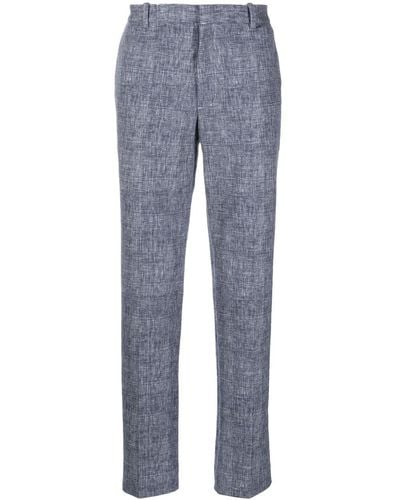 Circolo 1901 Pantalon en coton à coupe droite - Bleu