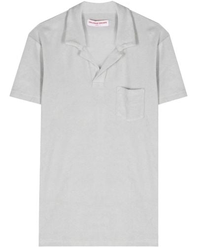 Orlebar Brown Terry Towelling polo shirt - Grigio