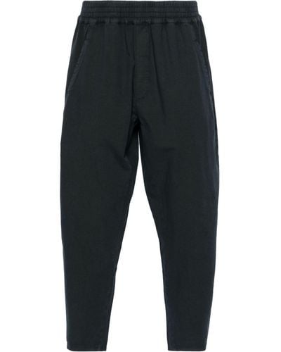 The Row Kaol cotton tapered trousers - Blau
