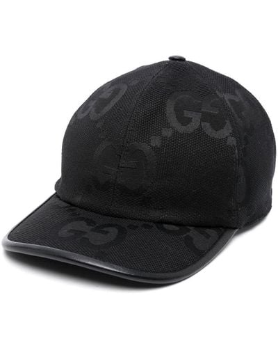 Gucci Gorra con GG Jumbo - Negro