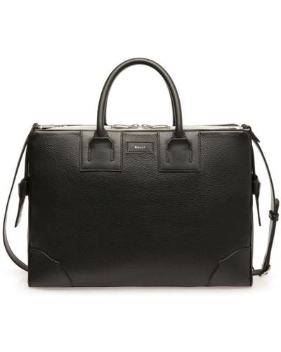 Bally Bord Grained-leather Briefcase - Black