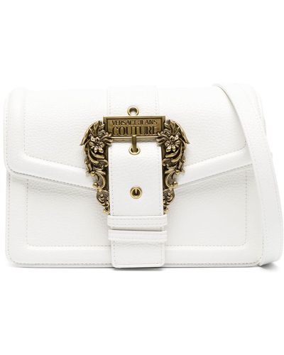 Versace Jeans Couture Bolso satchel con hebilla barroca - Blanco