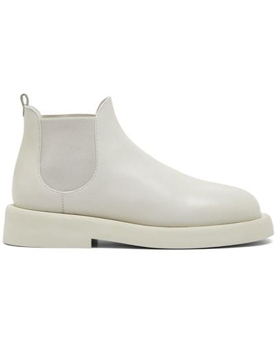 Marsèll Leather Ankle Boots - White