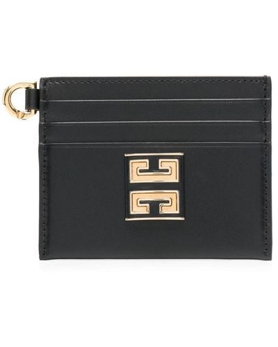 Givenchy 4g-plaque Leather Cardholder - Black