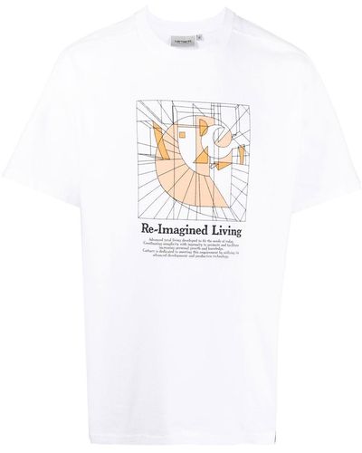 Carhartt Camiseta con estampado gráfico - Blanco