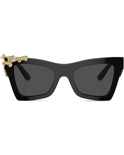 Dolce & Gabbana Tinted Cat-eye Sunglasses - Black