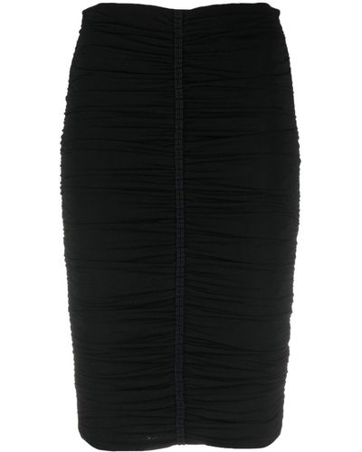 Givenchy 4g シャーリング スカート - ブラック