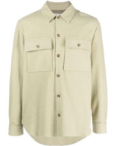 Closed Textured Cotton-blend Shirt - Natural