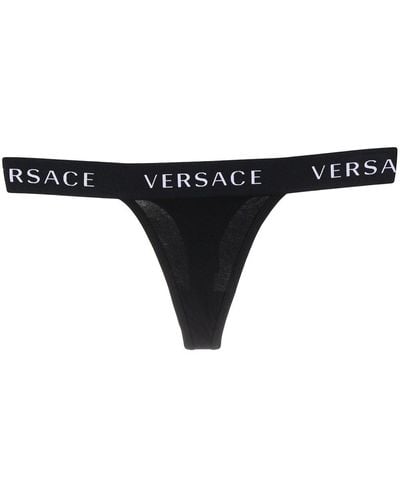 Versace ヴェルサーチェ ロゴ ソング - ブラック