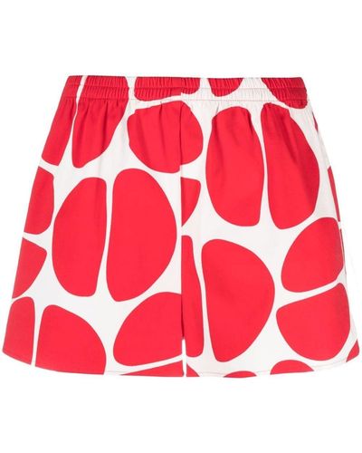 Simonetta Ravizza All-over Graphic-print Shorts - Red