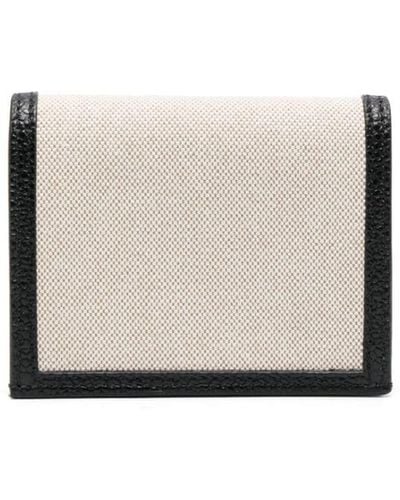 Thom Browne Folded Canvas Wallet - White