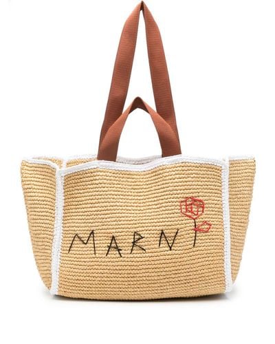 Marni Macramé Shopper - Naturel