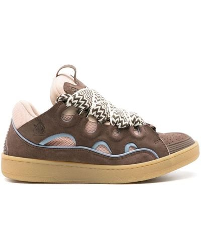 Lanvin ‘Curb’ Sneakers - Brown