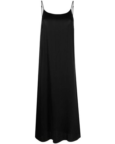 Uma Wang シルク スリップドレス - ブラック