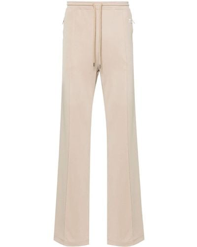 Courreges Seam-detail Jersey Track Trousers - Natural