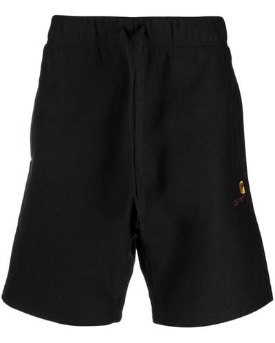 Carhartt Drawstring Cotton-blend Shorts - Black