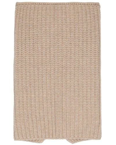 Johnstons of Elgin Chunky Cashmere Knit Snood - Natural