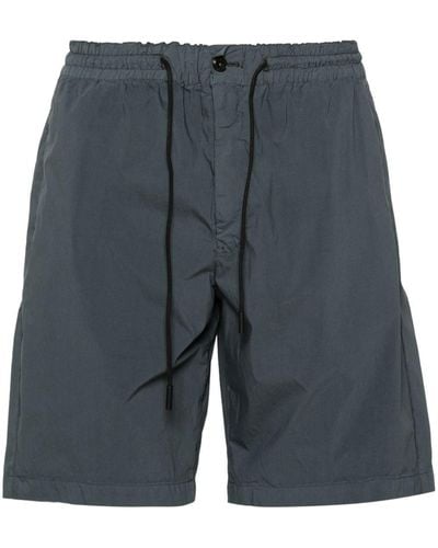 PT Torino Elasticated-waistband Bermuda Shorts - Grey
