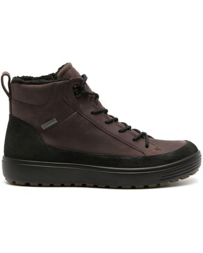 Ecco Soft 7 Tred Leather Boots - Black