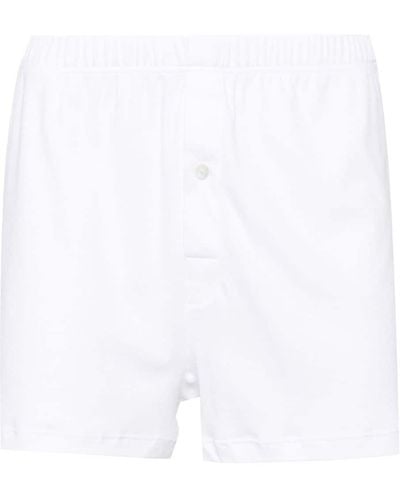 Hanro Jersey-Boxershorts mit elastischem Bund - Weiß