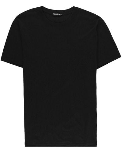 Tom Ford T-shirt Met Ronde Hals - Zwart