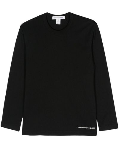 Comme des Garçons Camiseta con cuello redondo - Negro