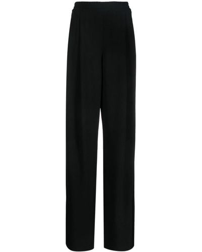 Ermanno Scervino High-waisted Wide-leg Trousers - Black