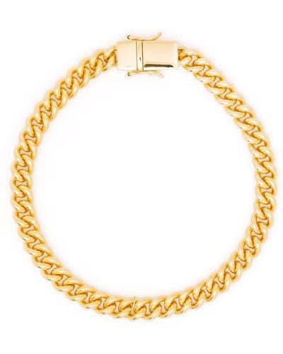 Tom Wood Rounded Curb Thick Chain Bracelet - Metallic