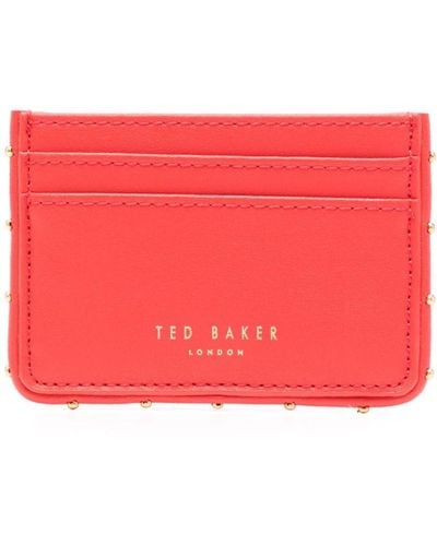 Ted Baker Kahnia leather cardholder - Rojo