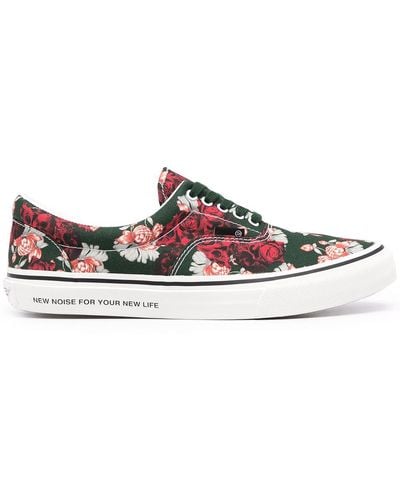 Undercover Floral-print Low-top Sneakers - Green