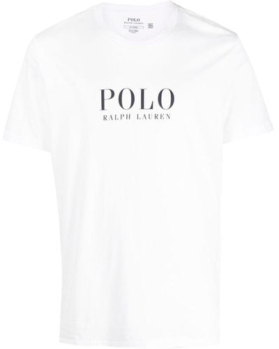 Polo Ralph Lauren T-shirt en coton à logo imprimé - Blanc
