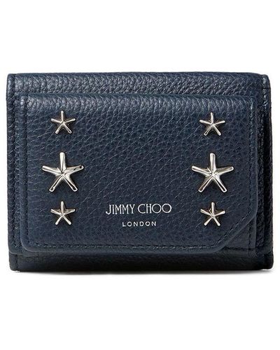 Jimmy Choo Beale Portemonnaie mit Sternapplikation - Blau