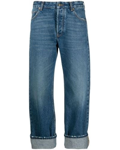 DARKPARK Jeans Liz dritti crop - Blu