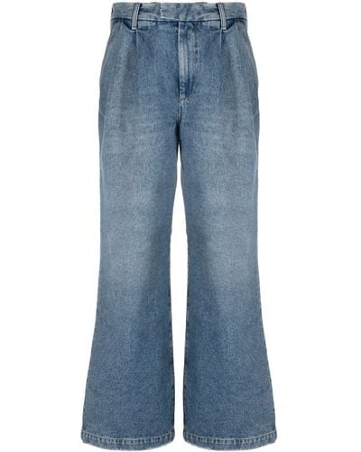 ARMARIUM Bootcut Pleated Jeans - Blue