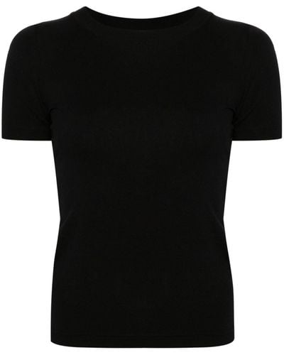 Balenciaga Handwritten T-Shirt mit Strass - Schwarz