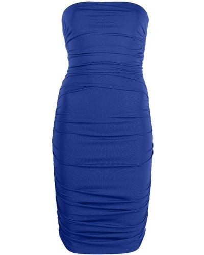 ANDAMANE Strapless Mini-jurk - Blauw